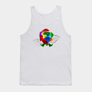 Rainbow rose bud ( Rainbow roses ) Tank Top